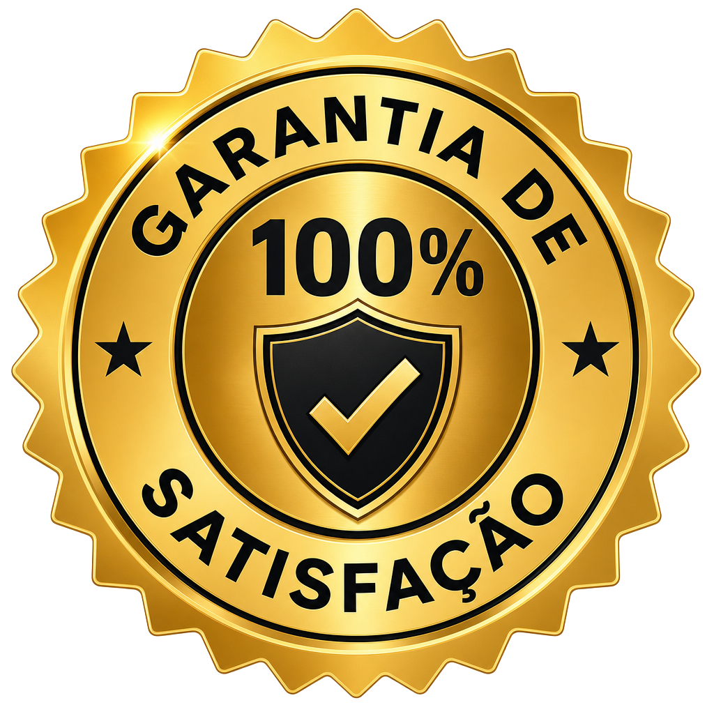 Garantia de 100% satisfação